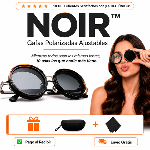 NOIR™ - Gafas Polarizadas Ajustables +Estuche Premium + Paño de Microfibra  de REGALO SOLO HOY!🔥